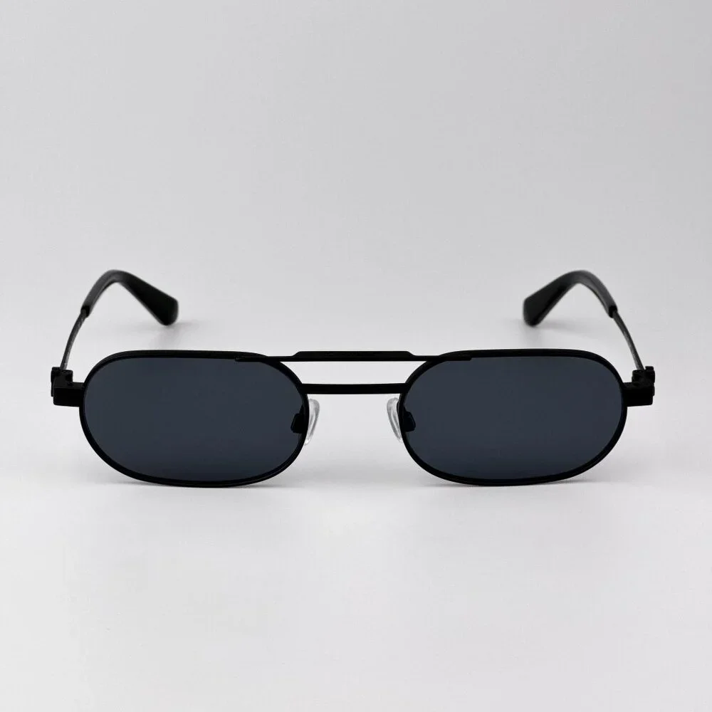 Off-White VAIDEN Men Sunglasses – Black Oval Frame | Model OERI123 1007